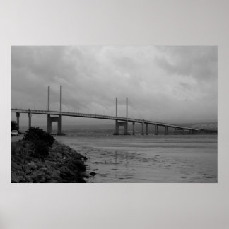 Kessock bridge in Scotland Poster