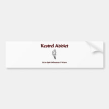 Kestrel Addict Bumper Stickers