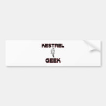 Kestrel Geek Bumper Sticker