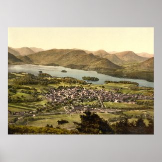 Keswick II, Derwentwater, Lake District, England print