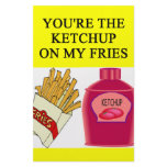 KETCHUP and french fries lover Stationery Paper