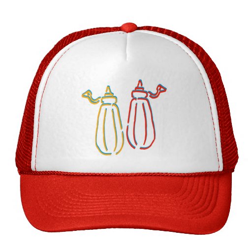 Ketchup & Mustard Hat Zazzle