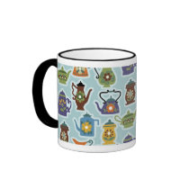 Kettle Rattle - Aqua Mug by HoodiesCollection Kettle Rattle - Aqua Mug