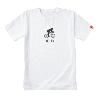 Key Biscayne City Cycling Acronym KB Zazzle HEART T-Shirt