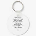 {KEY CHAIN} All The Saints Aroun The World keychains by tomekaphifer {KEY CHAIN} All The Saints Aroun The World keychains