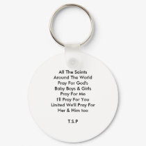 {KEY CHAIN} All The Saints Aroun The World keychains