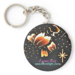 Key Chain - Easter Lily Close Up keychains