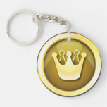Key Chain glossy crown symbol Acrylic Keychain