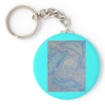 Key Chain - Happy Dolphins