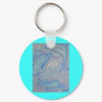 Key Chain - Happy Dolphins keychains by rlwinkelmann Key Chain - Happy Dolphins keychains