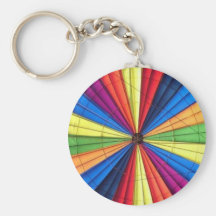 Key Chain Inside Hot Air Balloon