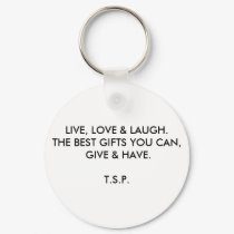 {KEY CHAIN} LIVE, LOVE & LAUGH keychains