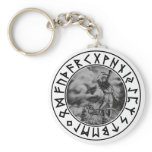 Key Chain Thor rune shield