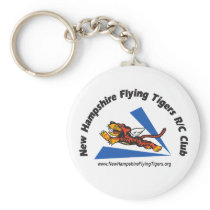 Key fobs with NH Flying Tigers logo keychains