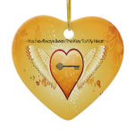 Key Heart Ornament by Pâtisseries Poétique de Muse