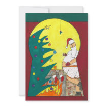 key hole santa invitations