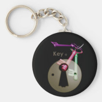 key, love, photo, pop, colorful, cute, design, art, graphic, street, luv, pretty, lovely, stylish, urban, illustrations, Keychain with custom graphic design