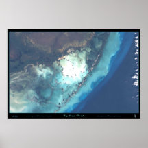 Key Largo, Florida satellite poster