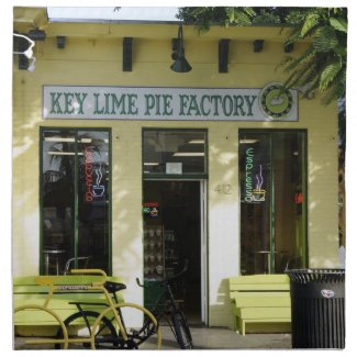 Key Lime Pie Printed Napkin