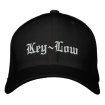 Key-Low Hat Embroidered Hats