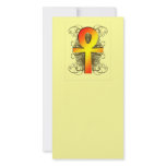 "Key of Life (Ankh)" in Gold Bookmarks Photo Greeting Card