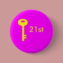 key pink, 21st buttons