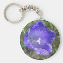 Key supporter blue alpine bellflower keychains