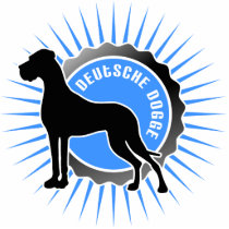 Key supporter German Dogge Cut Outs