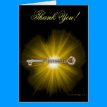 Key To Happiness Thank You Card cards
