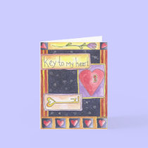 Key to My Heart cards