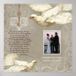 Key to my Heart Dove Wedding Gift Photograph Print