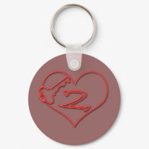 Key To My Heart Key Chain keychains by MissMissyLue Key To My Heart Key Chain keychains