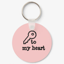 "key to my heart" keychain