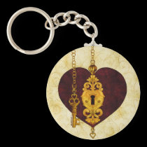 Key To My Heart  Keychain