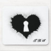 key to my heart Mousepad by The_Body_Shoppe key to my heart Mousepad