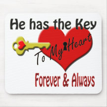 Key To My Heart Mousepad