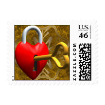 Key To My Heart Postage