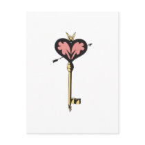 Key to My Heart postcards by holidayme Key to My Heart postcards