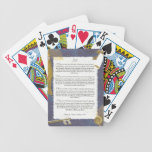 Key To The Future IF by Rudyard Kipling Playing Cards