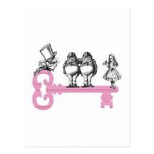 Key to Wonderland Postcard