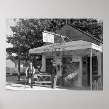 Key West Bait Shop, 1938 Print