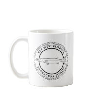 Key West Barracuda Fishing Mugs