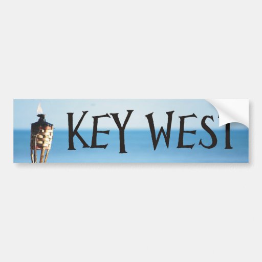 Key West Bumper Sticker Zazzle