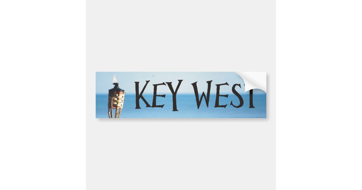 Key West Bumper Sticker Zazzle