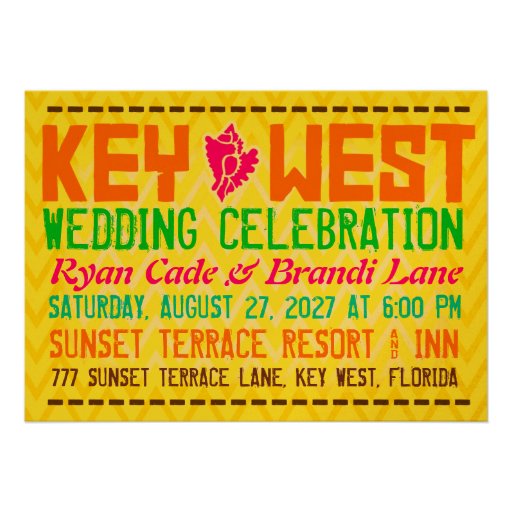 KEY WEST Destination Invitation