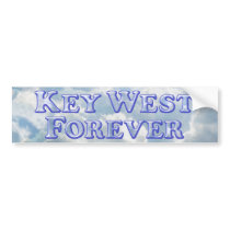 Key West Forever - Bevel Basic Bumper Stickers