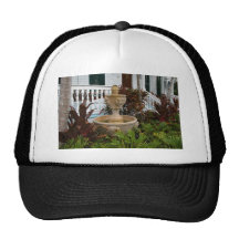 Key West Garden Fountain Cap Mesh Hat