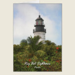 Key West Lighthouse Card cards
