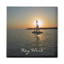 Key West Sunset Refrigerator Magnet
