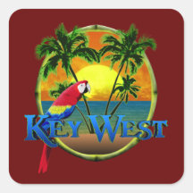 Key West Sunset Stickers